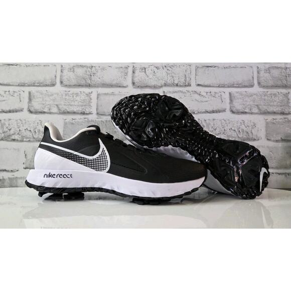 Nike React Infinity Pro Golf Shoes Men’s Size 8.5W Black/White CT6621-003 New - Picture 1 of 6